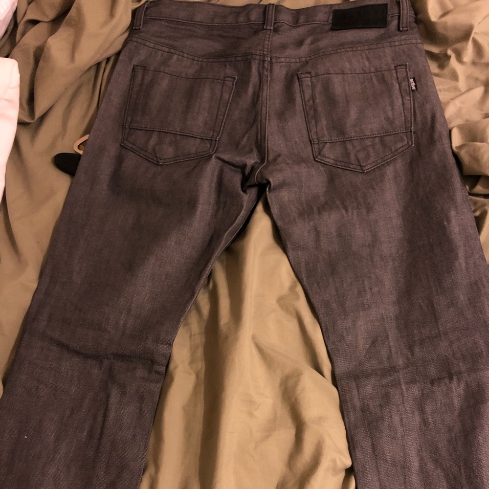 Active Ride Shop Grey Raw Cash Denim. Size 32.
